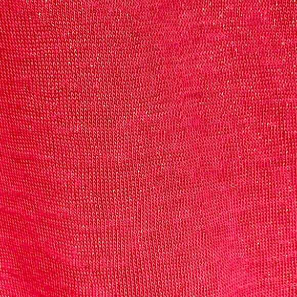 NWOT TOMMY BAHAMA Top Tunic Blouse Poncho Cover Up L/XL Pink Gold-Sparkle PomPom - Picture 7 of 11